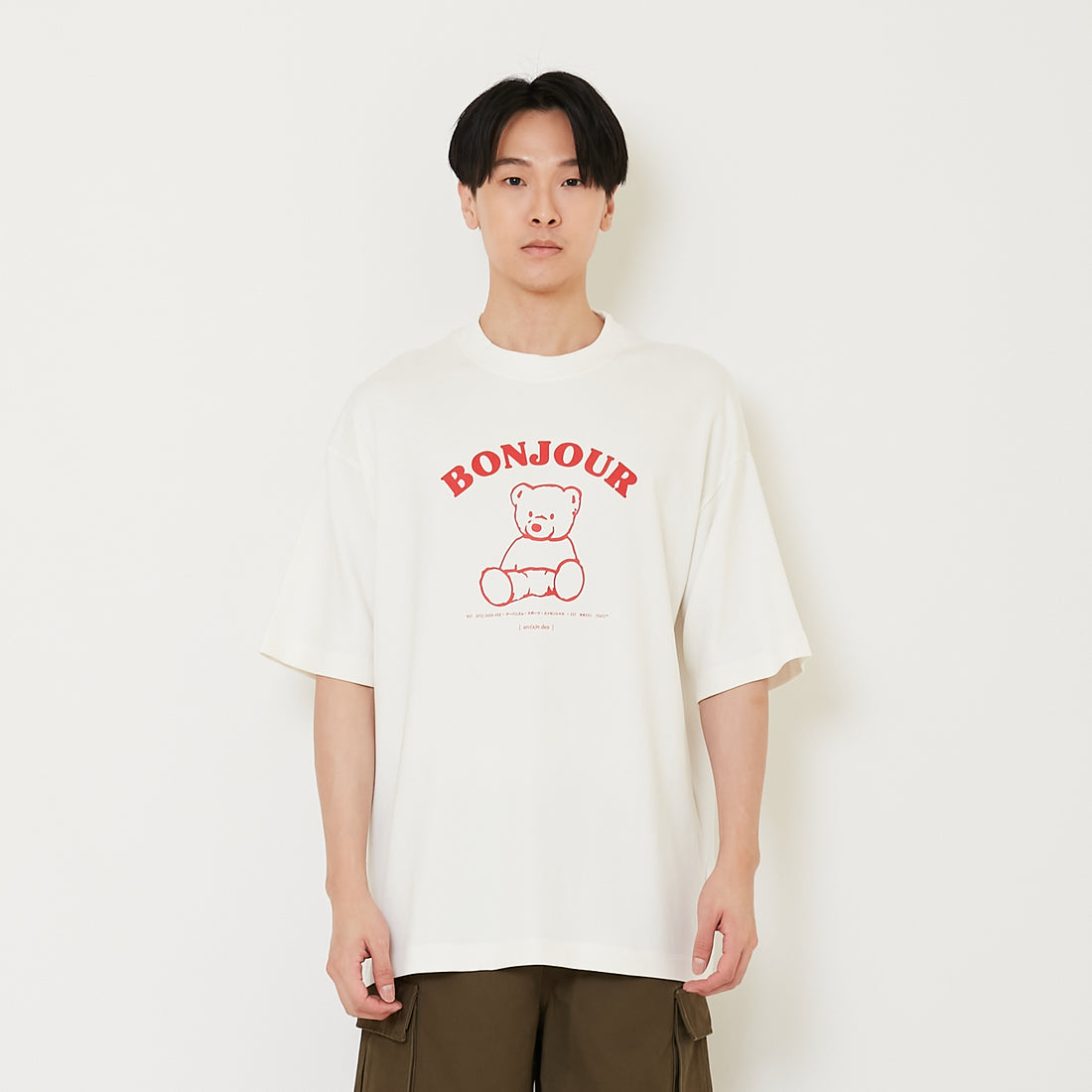 Men Printed Oversized Tee - SM2412245