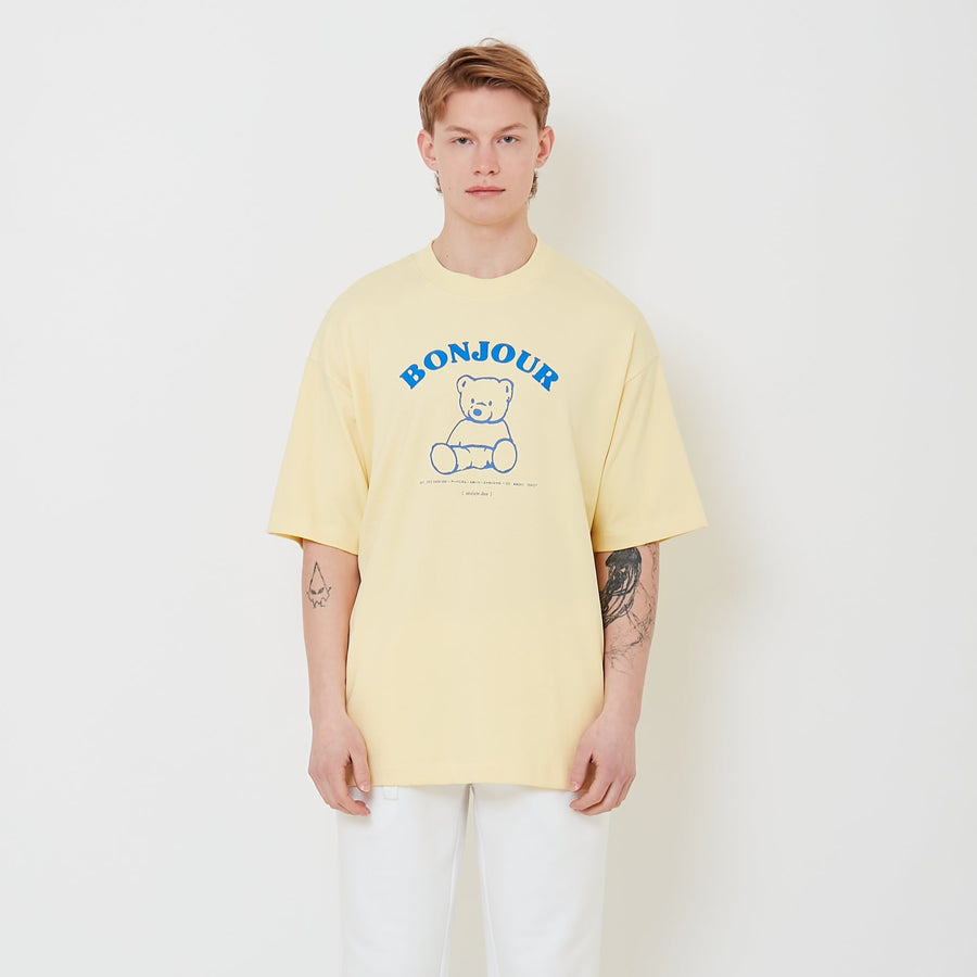 Men Printed Oversized Tee - SM2412245