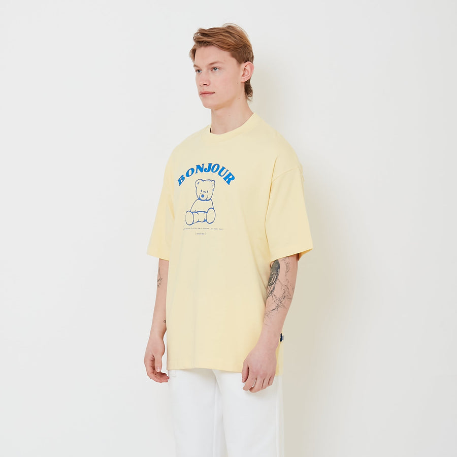 Men Printed Oversized Tee - SM2412245