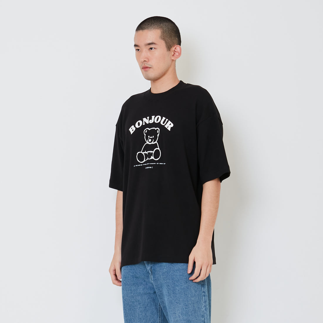 Men Printed Oversized Tee - SM2412245