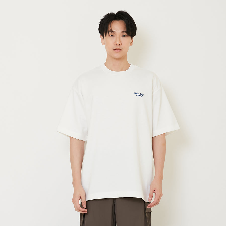 Men Embroidery Oversized Tee - SM2412246