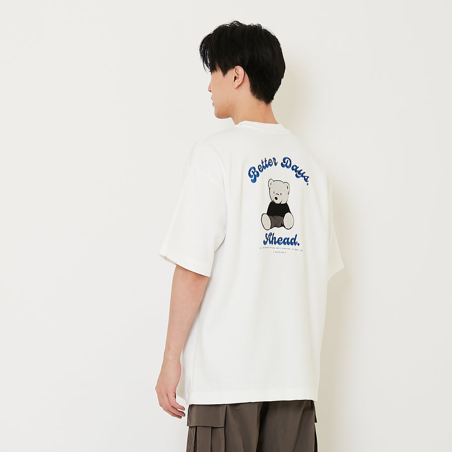 Men Embroidery Oversized Tee - SM2412246