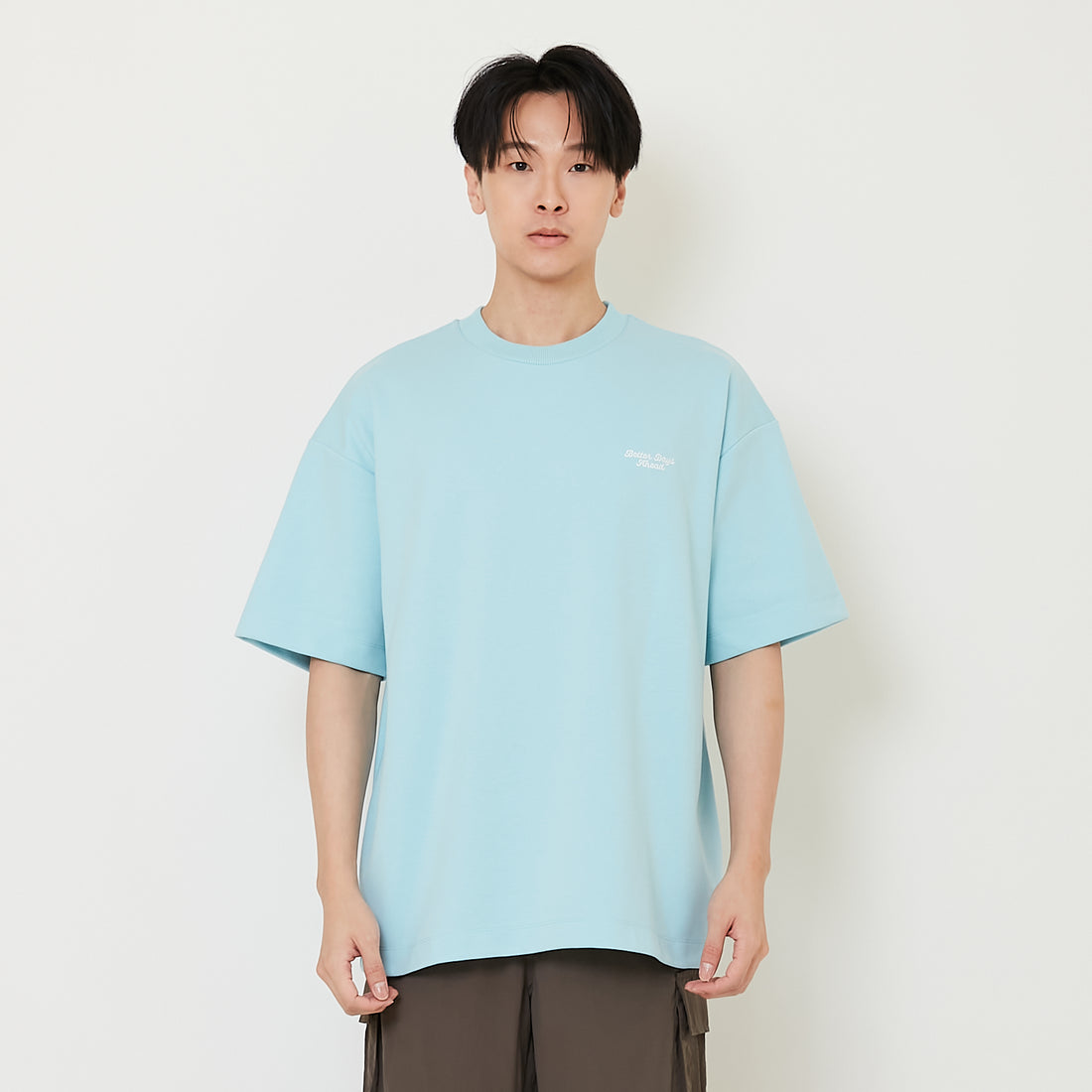 Men Embroidery Oversized Tee - SM2412246