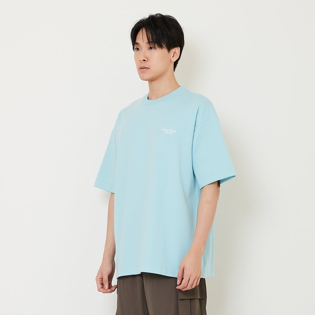 Men Embroidery Oversized Tee - SM2412246