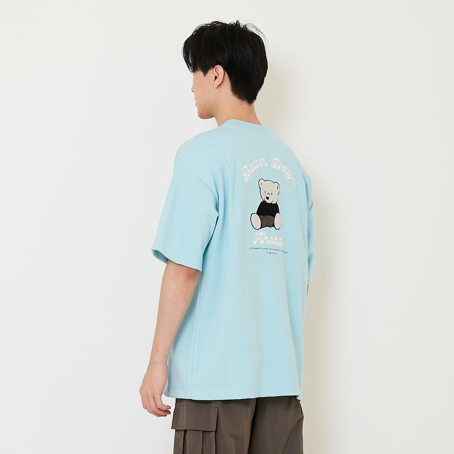 Men Embroidery Oversized Tee - SM2412246