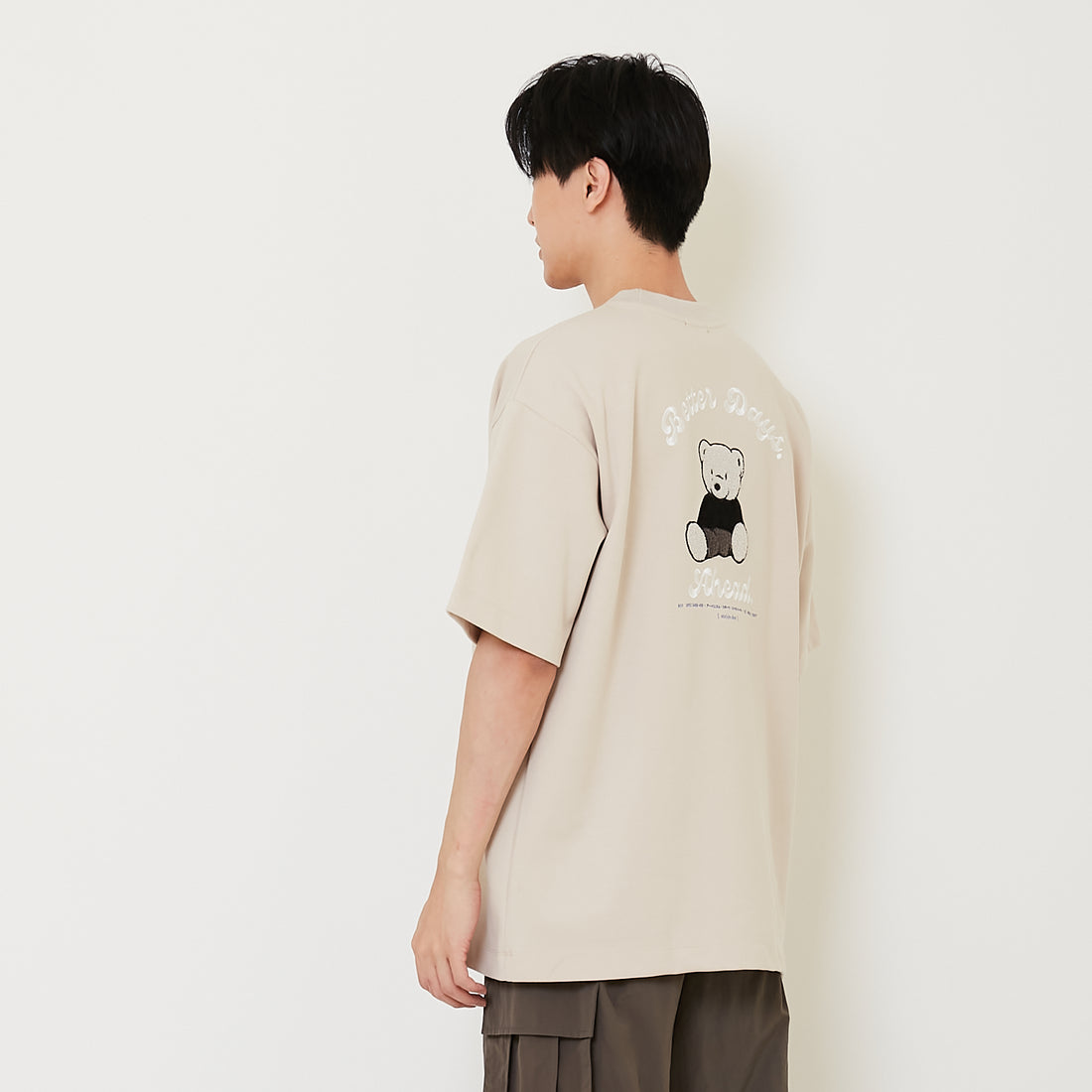 Men Embroidery Oversized Tee - SM2412246