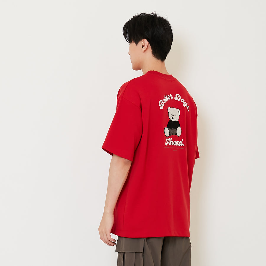 Men Embroidery Oversized Tee - SM2412246