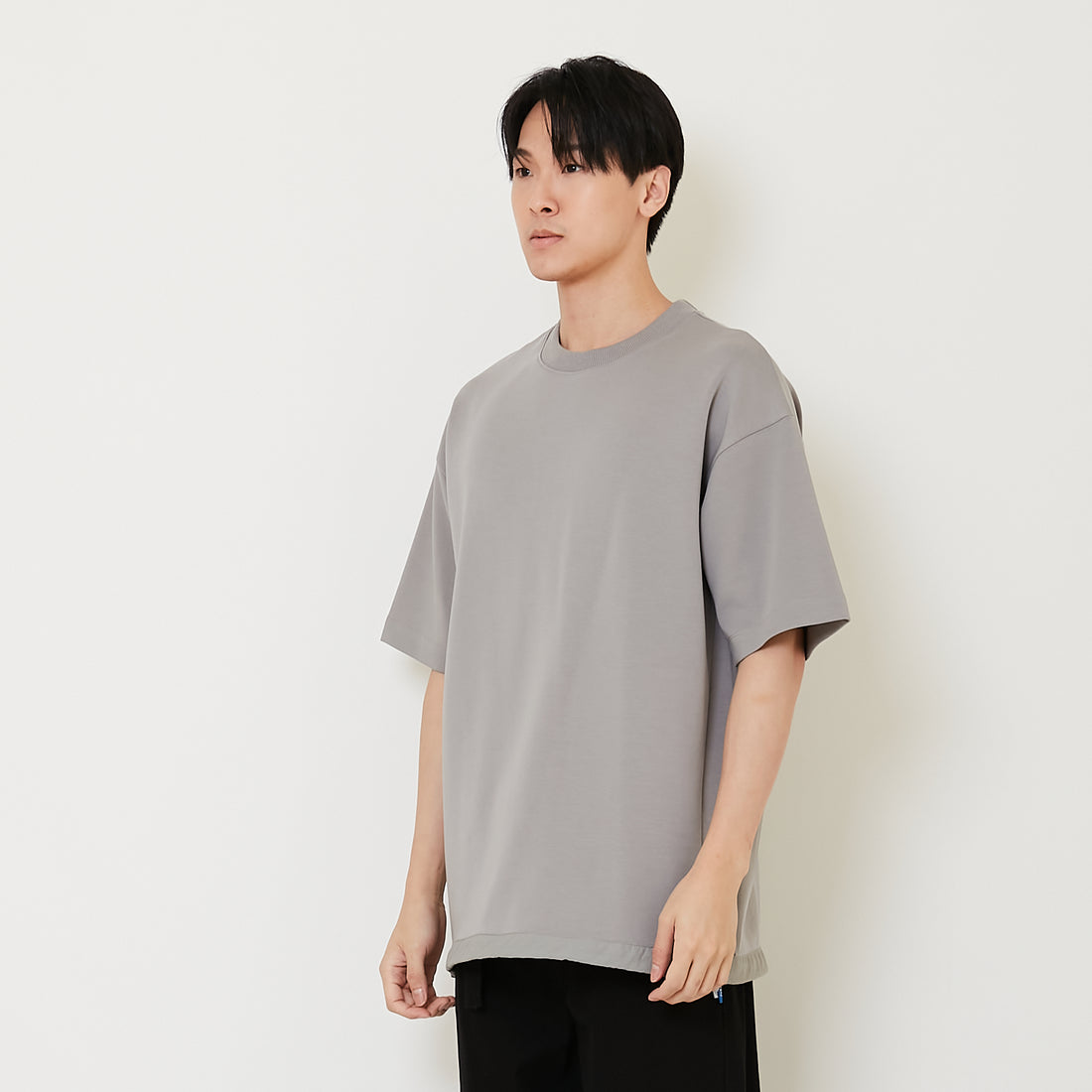 Men Oversized Printed Neoprene Top - SM2412249