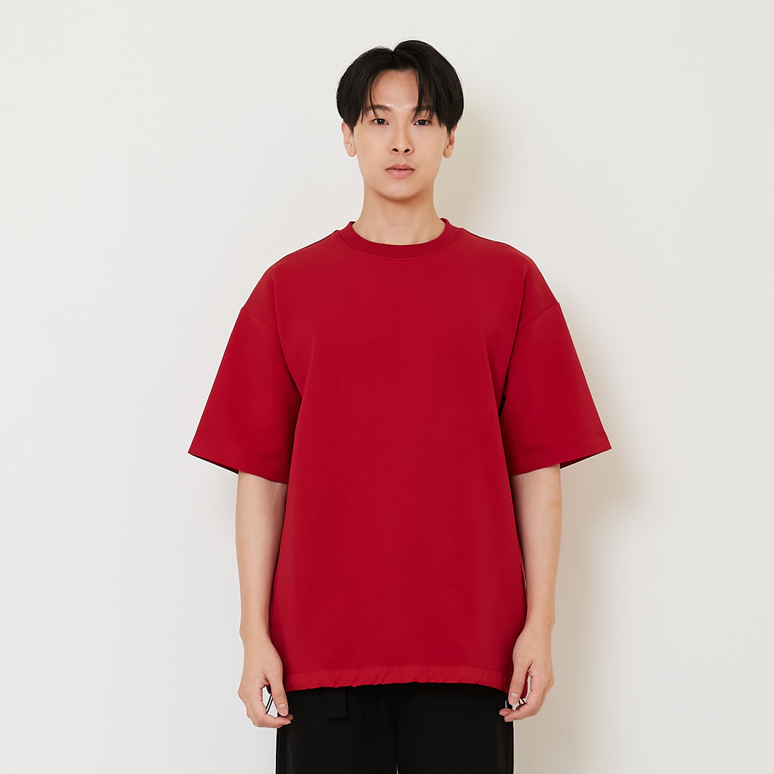 Men Oversized Printed Neoprene Top - SM2412249