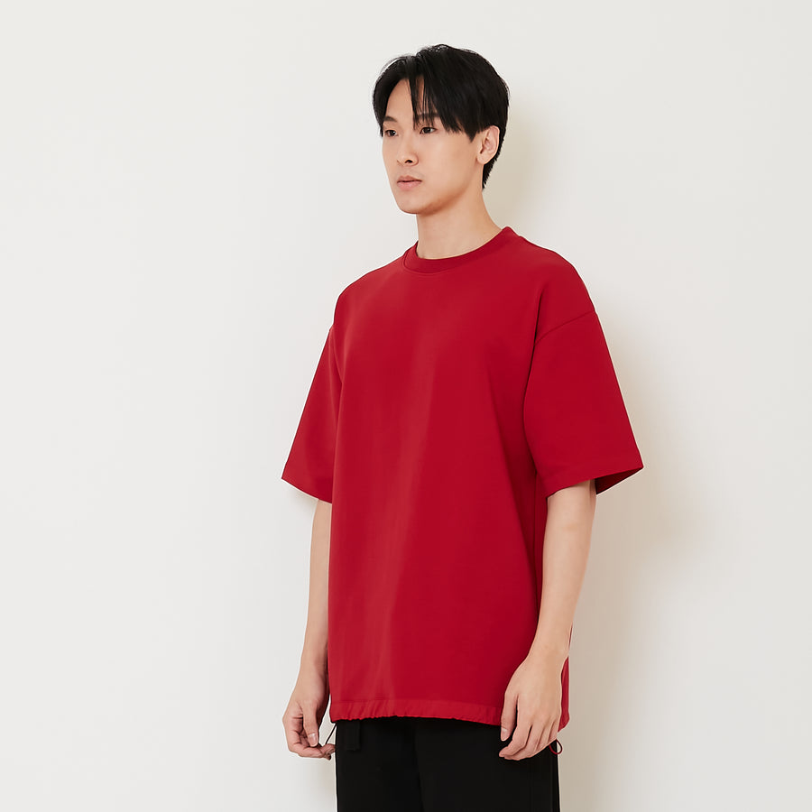 Men Oversized Printed Neoprene Top - SM2412249