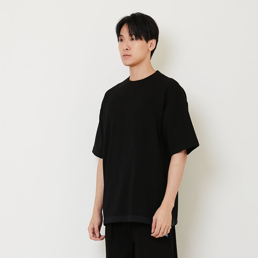 Men Oversized Printed Neoprene Top - SM2412249