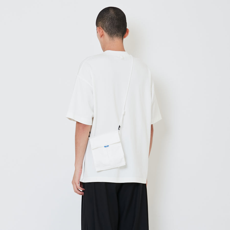 Men Detachable Patch Pocket Oversized Top - Off White - SM2412250A