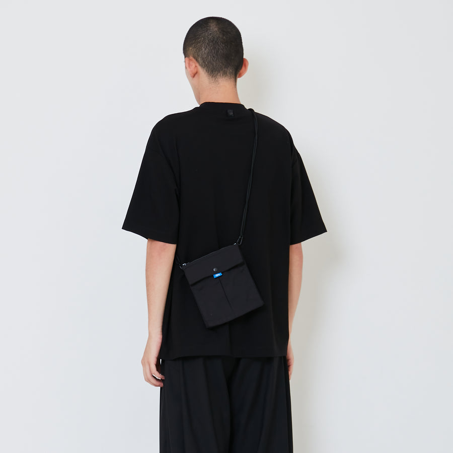 Men Detachable Patch Pocket Oversized Top - Black - SM2412250C