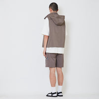 Men Nylon Shorts - Grey - SM2412252C