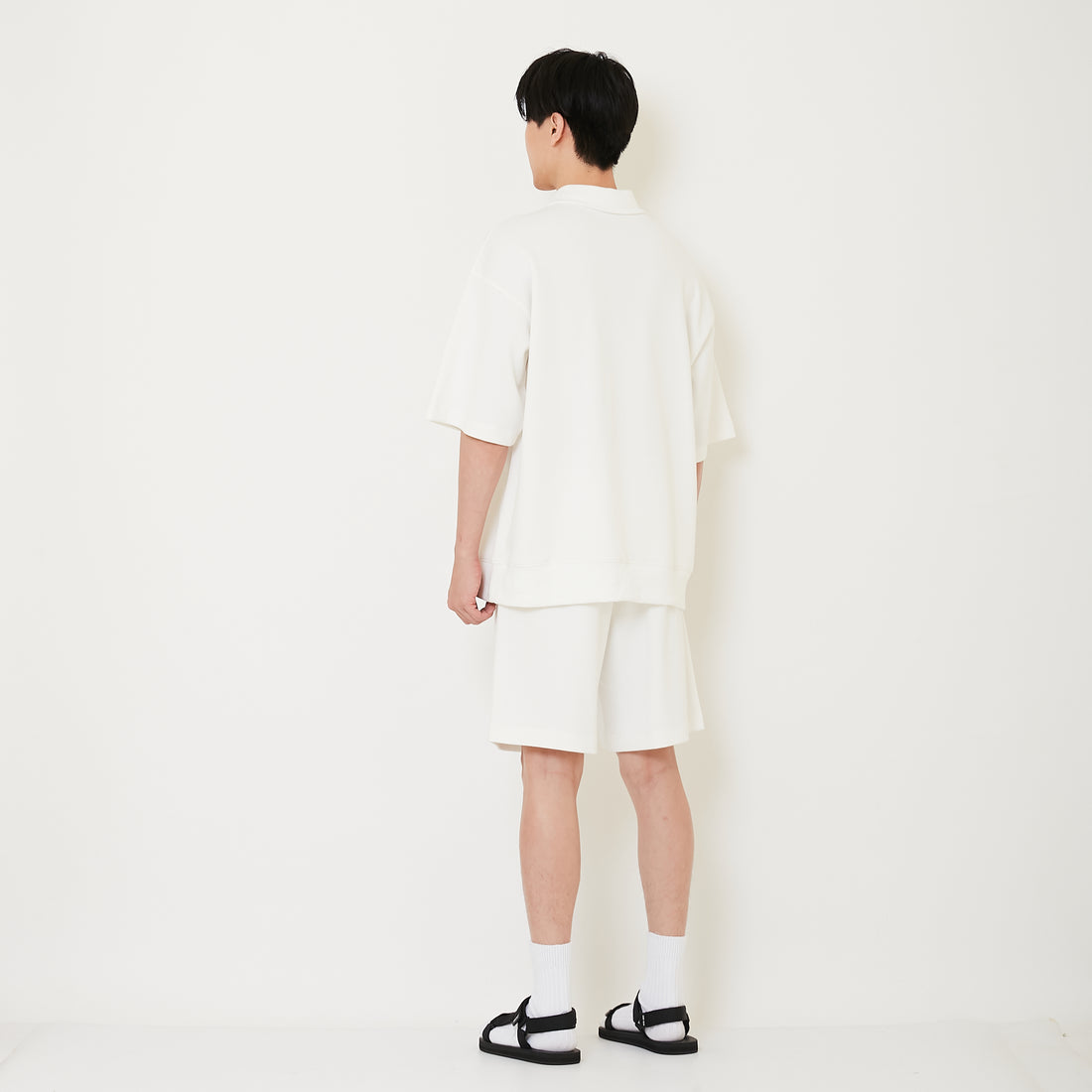 Men Sweat-Shorts - Off White - SM2412259A