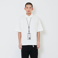 Men Oversized Polo Tee - Off White - SM2412261A