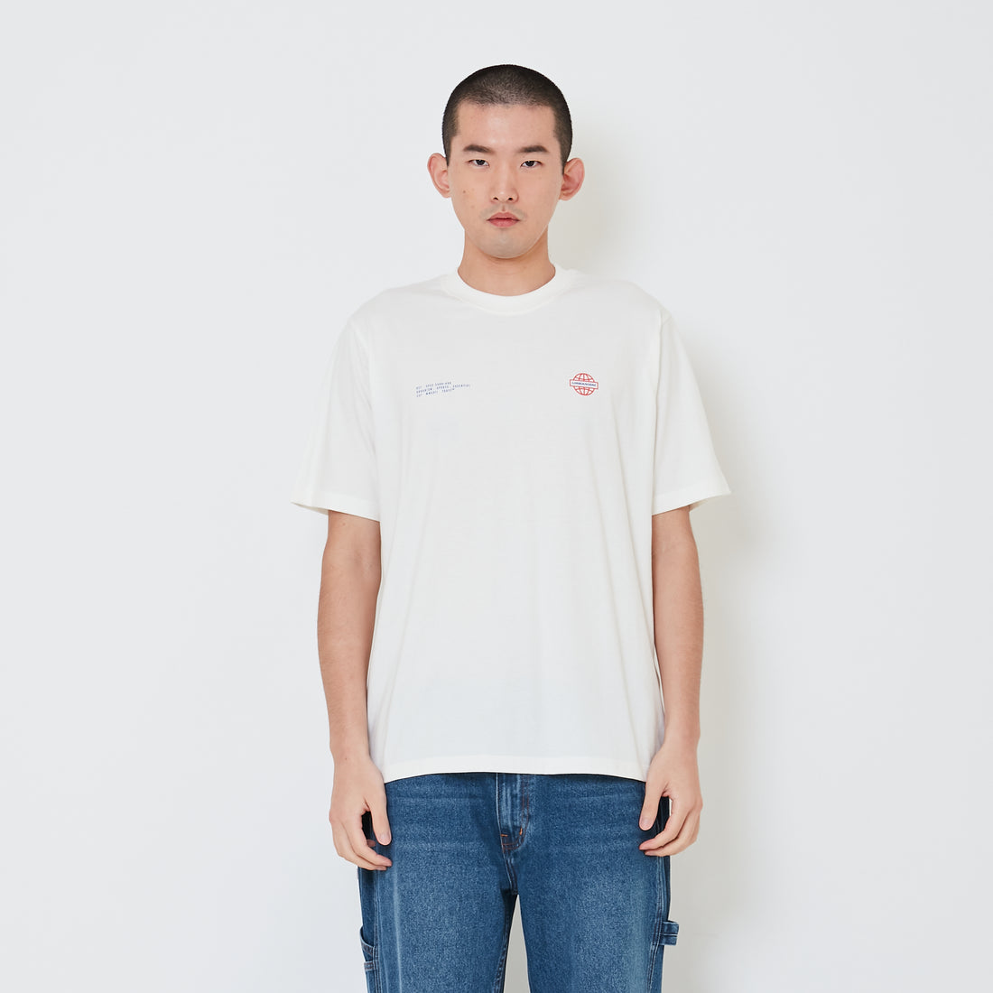 Men Graphic Tee - Off White - SM2412266A