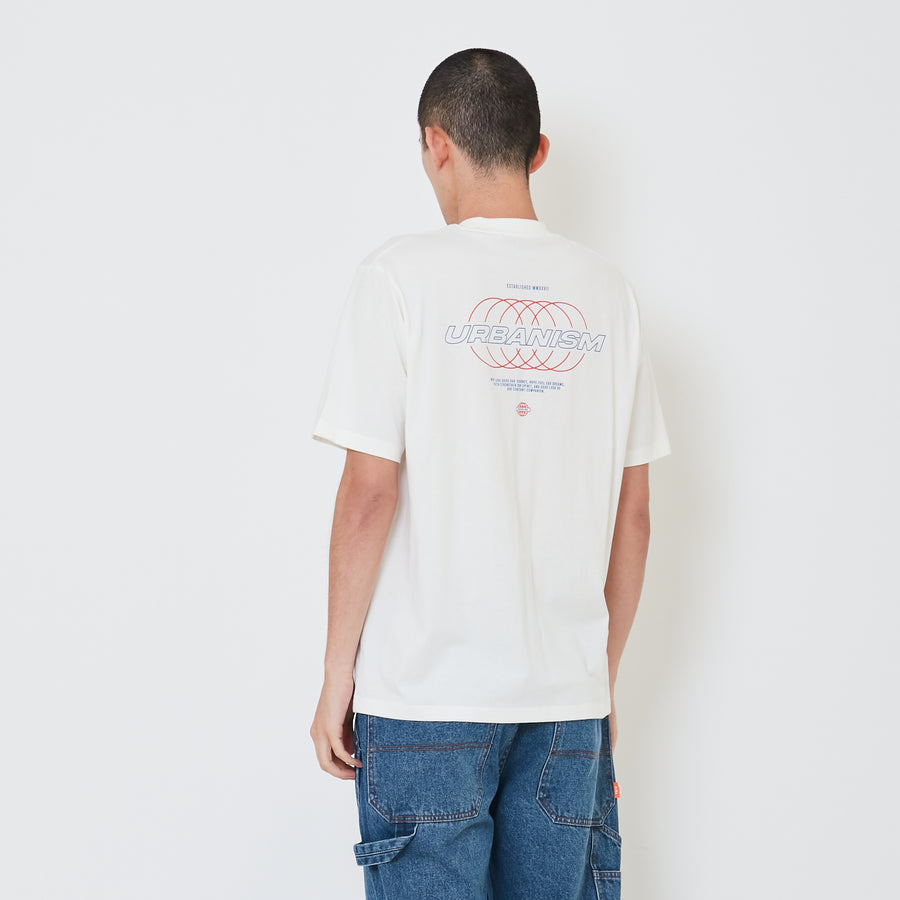 Men Graphic Tee - Off White - SM2412266A