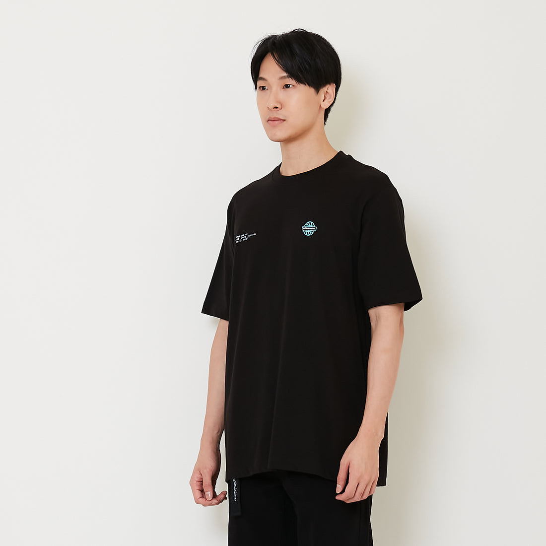 Men Graphic Tee - Black - SM2412266D