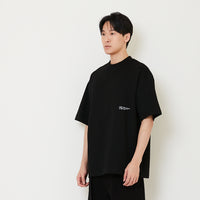 Men Embroidery Oversized Tee - Black - SM2412269D