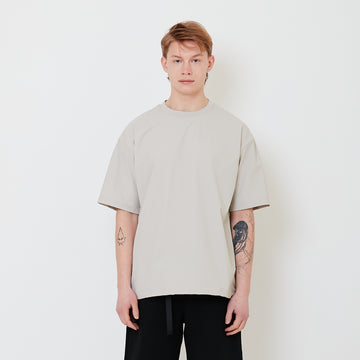 Men Oversized Tee - Beige - SM2501012A