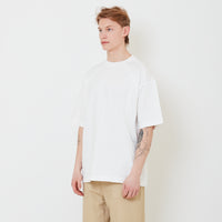 Men Printed Oversized Tee - Off White - SM2502031A