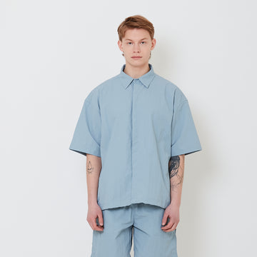 Men Oversized Shirt - Light Blue - SM2502033A