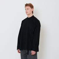 Men Oversized Shirt - Black - SM2502038B