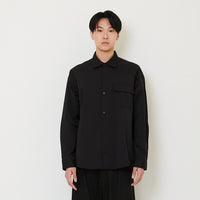 Men Oversized Shirt - Black - SM2503050B