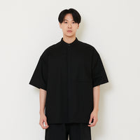 Men Oversized Shirt - Black - SM2503055C