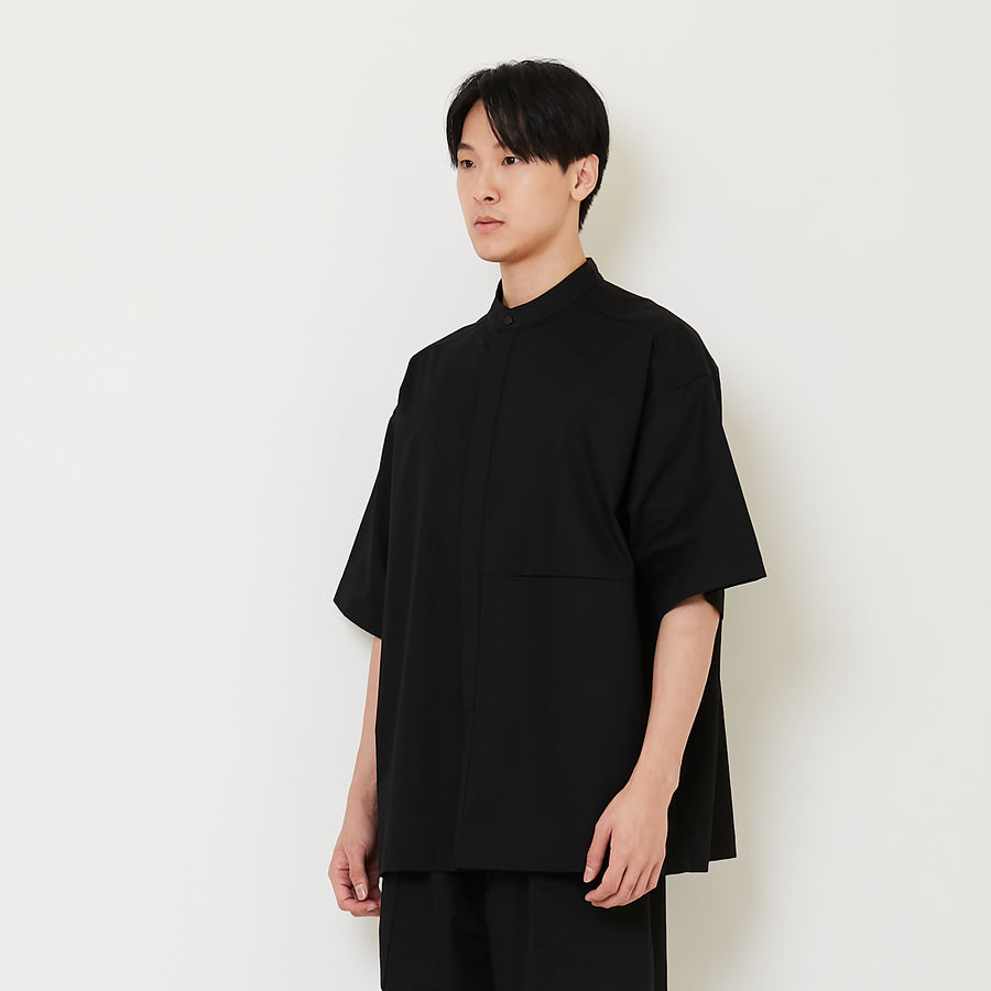 Men Oversized Shirt - Black - SM2503055C