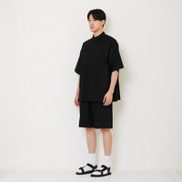 Men Woven Cargo Shorts - Black - SM2503056C