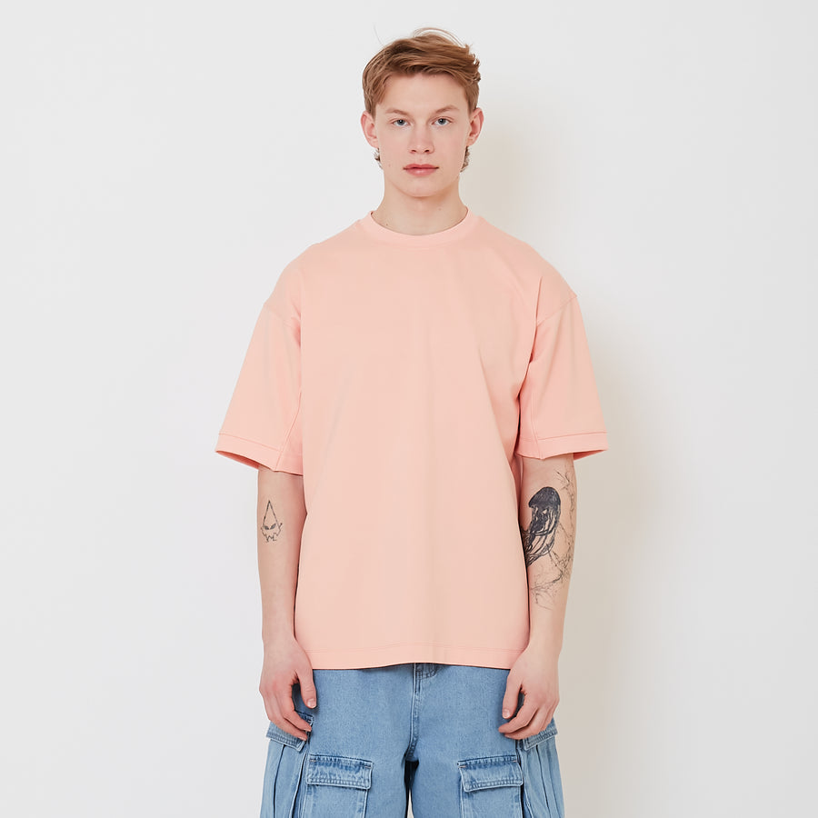 Men Oversized Tee - Salmon - SM2503058B