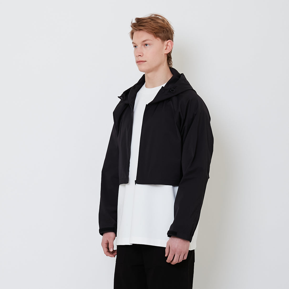 Men Detachable Parka - Black - SM2503065B