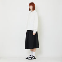 Adult Genderless Cropped Polo Sweater - Off White - SU2408002A