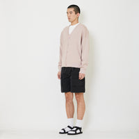 Adult Genderless Oversized Cardigan - Dusty Pink - SU2408004B