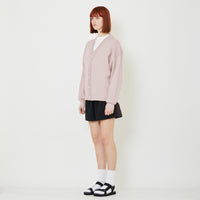 Adult Genderless Oversized Cardigan - Dusty Pink - SU2408004B