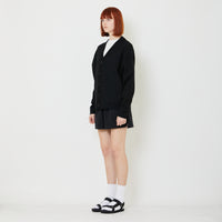 Adult Genderless Oversized Cardigan - Black - SU2408004C