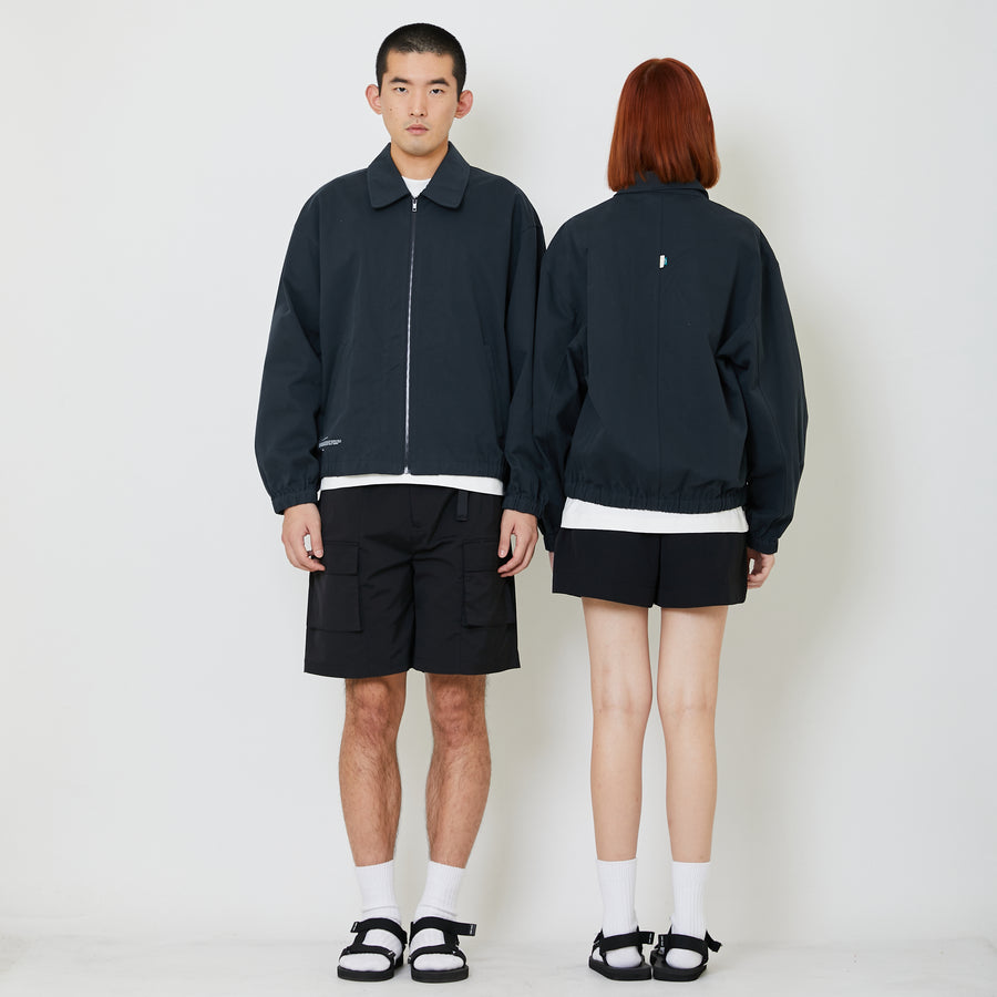 Adult Genderless Cropped Jacket - Navy - SU2408005C