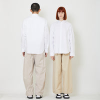 Adult Genderless Oversized Shirt - Off White - SU2408006A