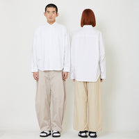 Adult Genderless Oversized Shirt - Off White - SU2408006A