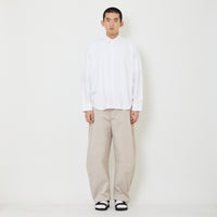 Adult Genderless Oversized Shirt - Off White - SU2408006A