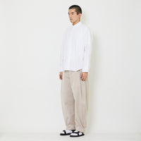 Adult Genderless Oversized Shirt - Off White - SU2408006A