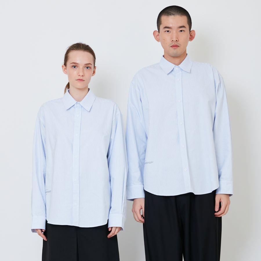 Adult Genderless Oversized Shirt - Light Blue - SU2408006B