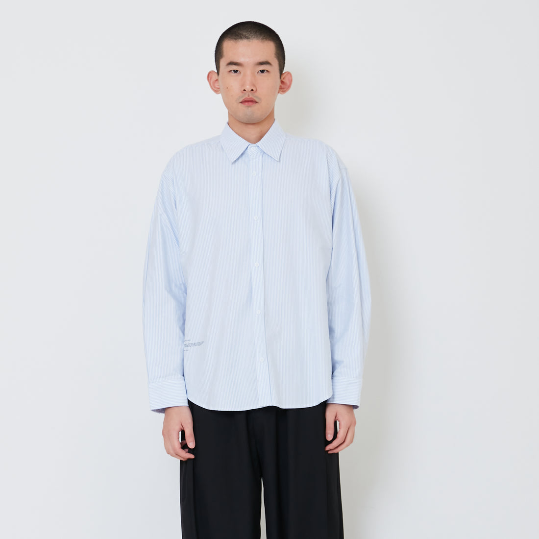 Adult Genderless Oversized Shirt - Light Blue - SU2408006B