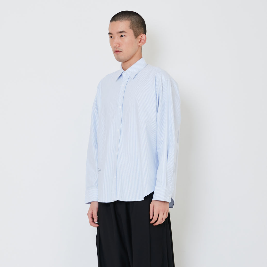 Adult Genderless Oversized Shirt - Light Blue - SU2408006B