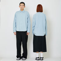 Adult Genderless Oversized Shirt - Blue - SU2408006C