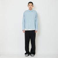 Adult Genderless Oversized Shirt - Blue - SU2408006C