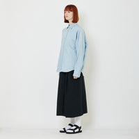 Adult Genderless Oversized Shirt - Blue - SU2408006C