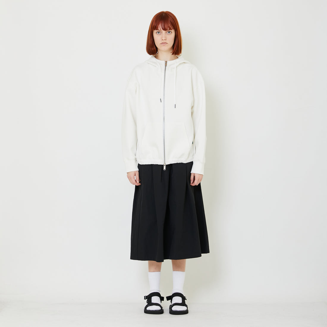 Adult Genderless Oversized Jacket - Off White - SU2408007A